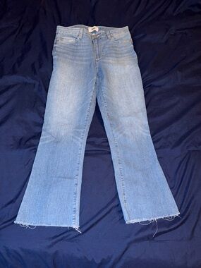 PAIGE rory crop flare jeans size 30